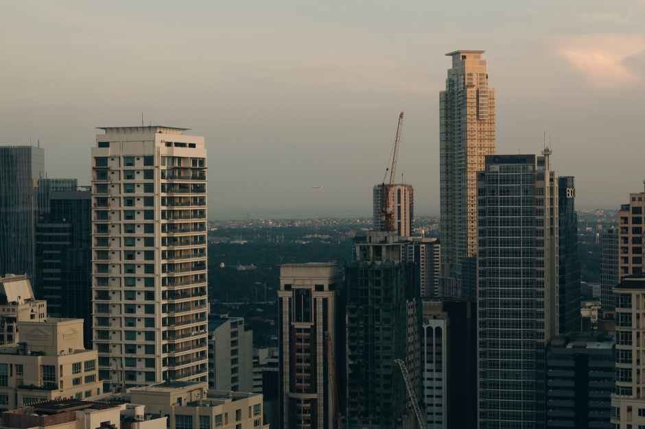 city sky skyline buildings